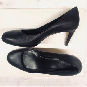 Cole Haan Nike Air Black Leather Pumps